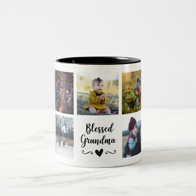 Blessé grand-mère Custom Photo Mug (Centre)
