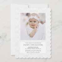 Blessé Photo Invitation