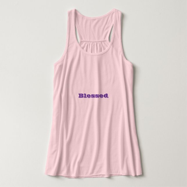 Blessé Pink Racerback Débardeur (Design devant)