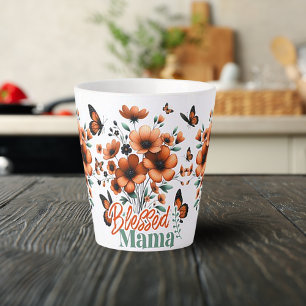 Blessed Maman Fête de la mère Latte Mug