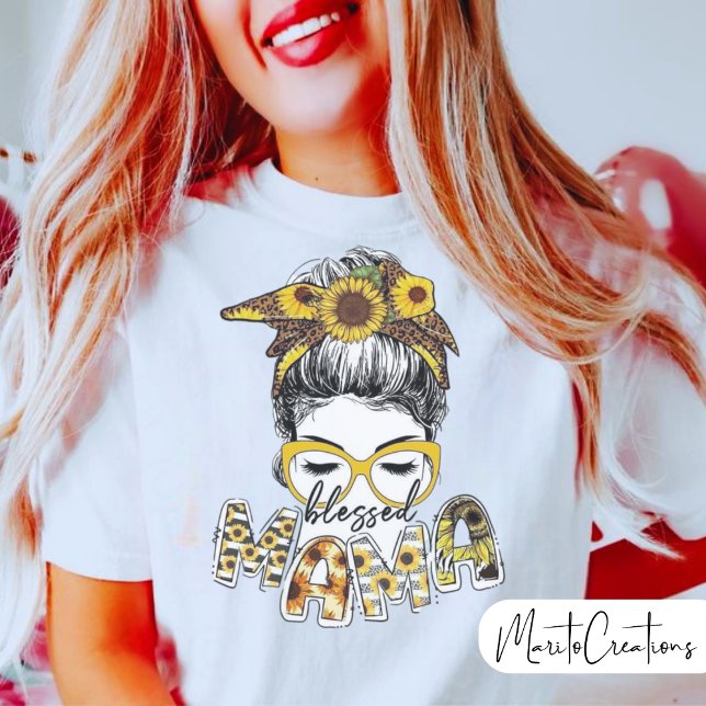  blessed mum t-shirt to celebrate mother's day (Créateur téléchargé)