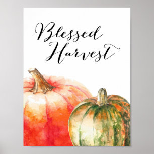 Blessest Harvest - Thanksgiving Poster