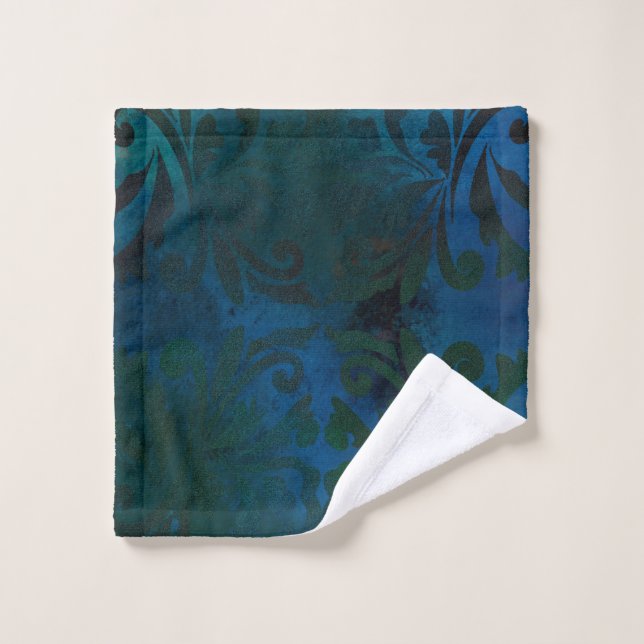 bleu (Gant de toilette)