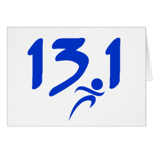Bleu 13,1 demi-marathon