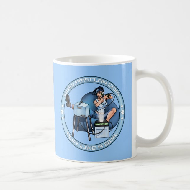 Bleu 2 de boite de Pandore de tasse de PMS (Droite)