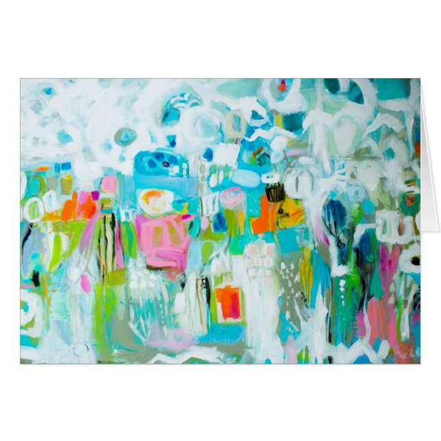 Bleu Abstrait (Devant horizontal)