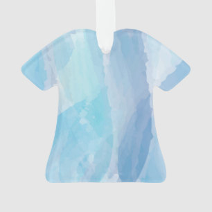 Bleu, abstrait, cool couleur de l'eau brosse art