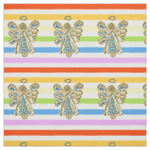 Bleu Angel Arc en arc-en-ciel tissu matière d'art