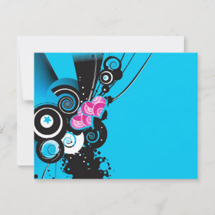 bleu-arrière - plan-avec-formes