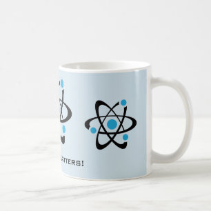 Bleu Atoms Science Design Mug