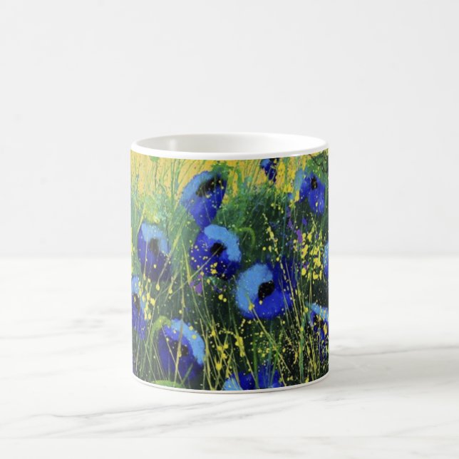 Bleu automne, Art Coffee Mug (Centre)