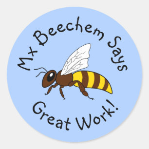 Bleu Bee Great Work Stickers