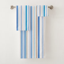 Bleu blanc de la plage