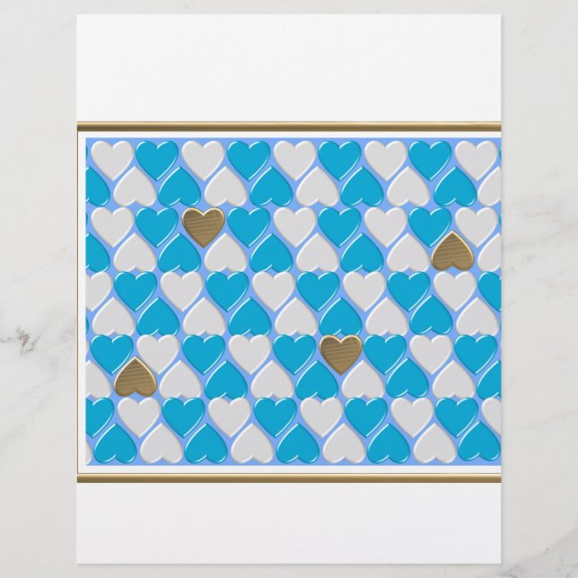 Bleu, blanc motif bavarois. (Devant)