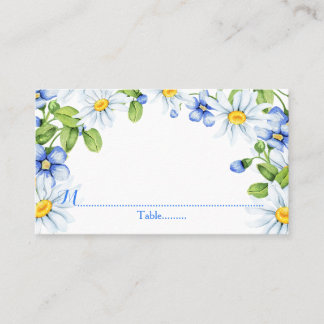 Bleu Blanc Pays Faisy Mariage Cartes de