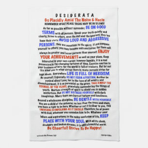 Bleu blanc rouge pour la serviette de DESIDERATA