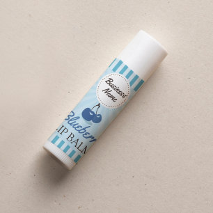 Bleu bleuet - Étiquette à lèvres - Carré de 1,25 p