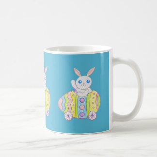 Bleu Boeuf de Pâques Lapin Mug