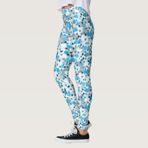 Bleu Bubble d'été femmes Leggings