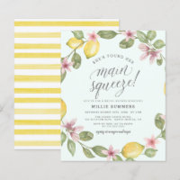 Bleu | Budget Lemon Main Squeeze Fête des mariées