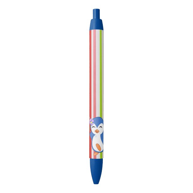 Bleu Bureau de stylo et école Stylo Penguin Saint-Valen (devant Vertical)