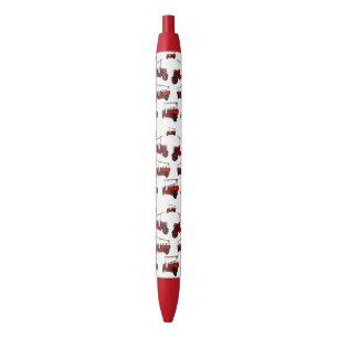 Bleu Camions Vintages rouges, Stylo