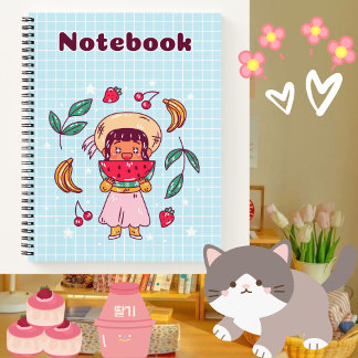 💙 bleu ✨ carnet 🌸 pour votre fille