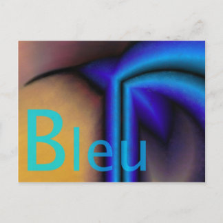 Bleu - Carte postale