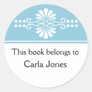 Bleu Ce Livre Appartient Aux Étiquettes