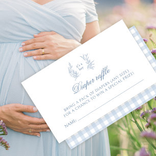 Bleu c'est un garçon baby shower cartes de tombola