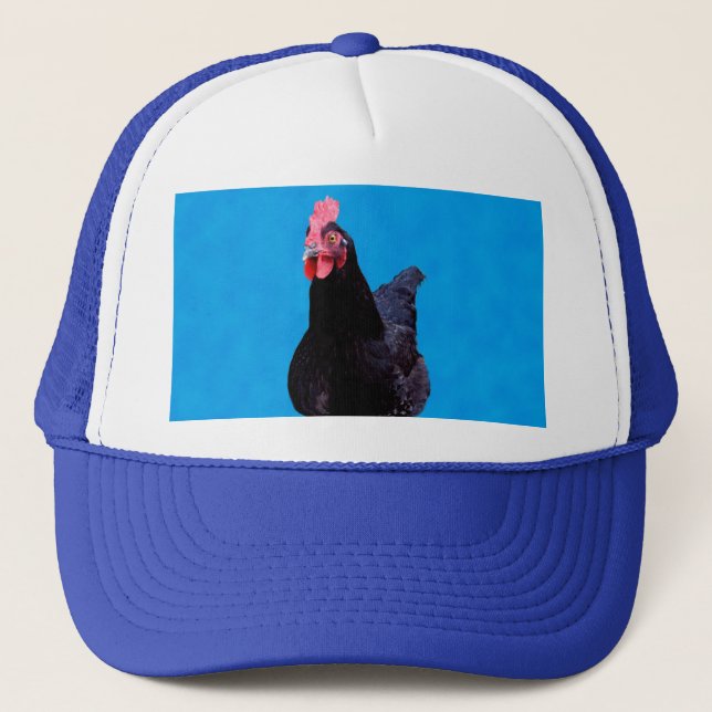 Bleu Chicken Strut, Casquette (Devant)