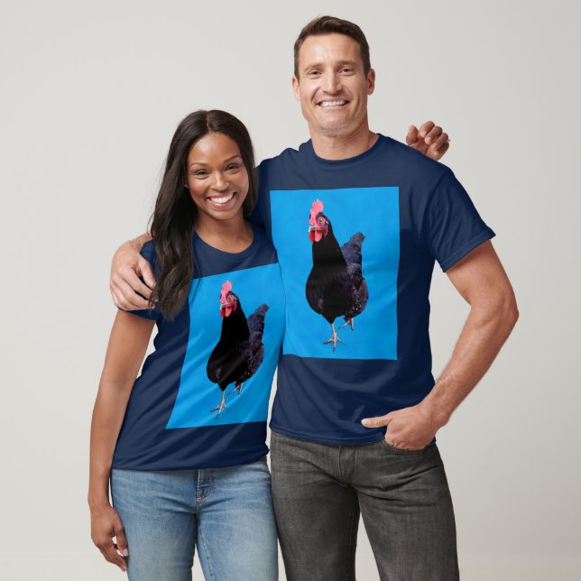 Bleu Chicken Strut, T-shirt (Unisexe)