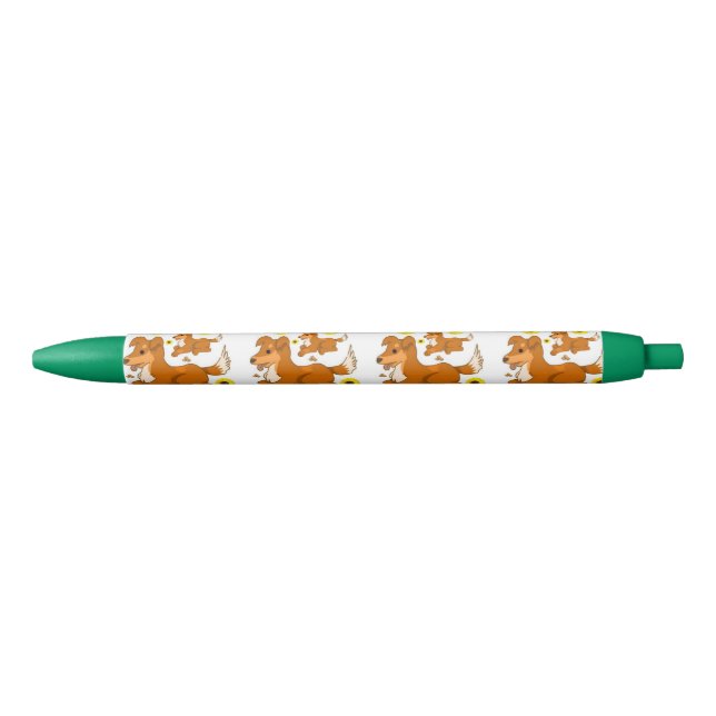 Bleu Chien des tournesols en stylo (Devant)
