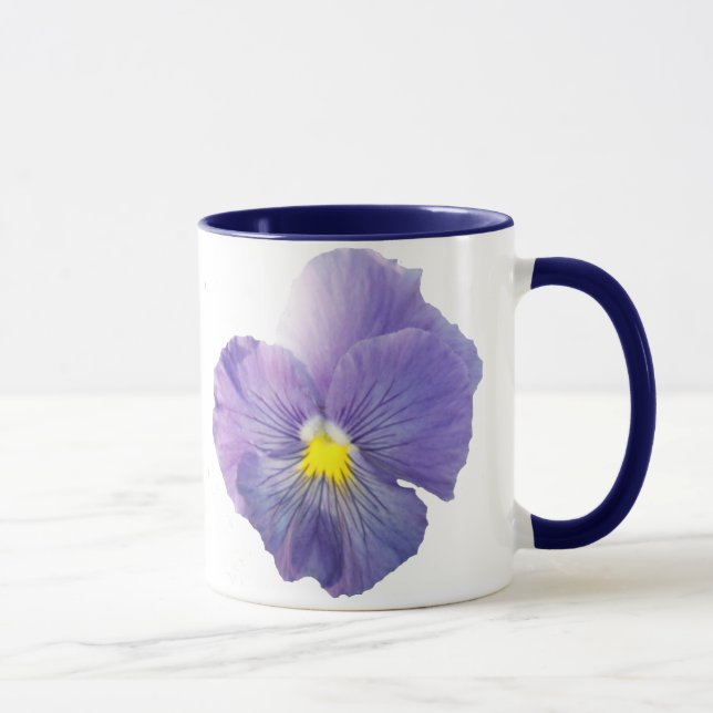Bleu clair Delta Pansy Mug (Droite)