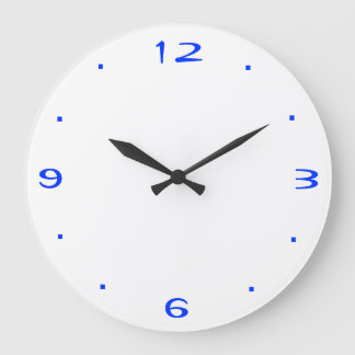 Bleu clair et blanc > Horloges de cuisine