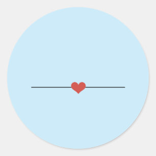 Bleu clair fabriquez votre propre Sticker Classic