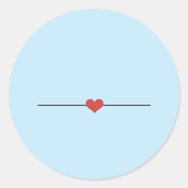 Bleu clair fabriquez votre propre Sticker Classic  (Devant)