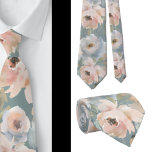 Bleu clair rose pâle Rose Cravates floraux<br><div class="desc">Rose clair Dusty Bleu Rose Fleurs Belles Fleurs Florales Roses Cravate. Idéal pour les occasions formelles et les mariages !</div>