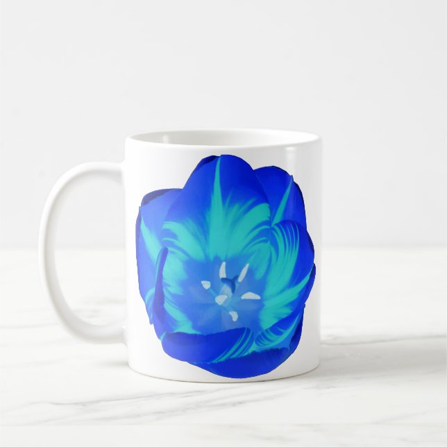 Bleu clair Tulip Mug (Gauche)