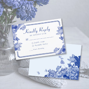 Bleu Classique et Blanc Chic Chinoiserie RSVP
