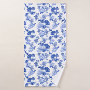 Bleu classique Forêt de daims de Toile