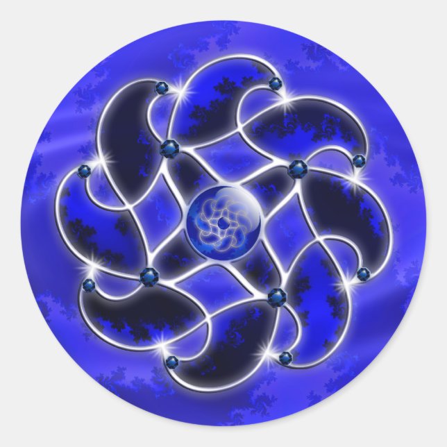 Bleu comme Stickers Mer (Devant)