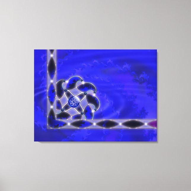 Bleu comme toile de mer (Recto)