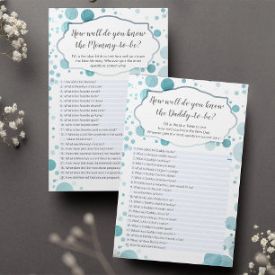 Bleu "Comme tu connais bien maman/papa" quiz, 2 cô