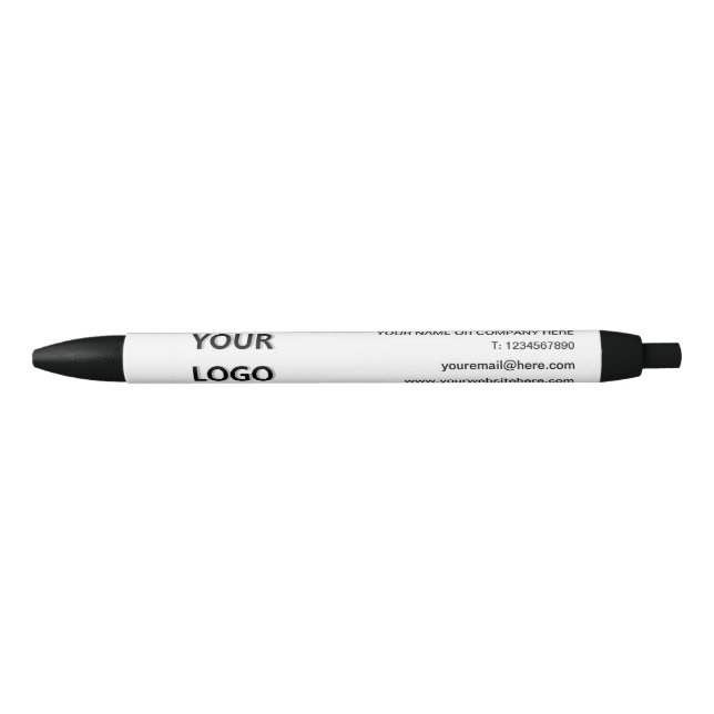 Bleu Concevez votre propre modèle de stylo de promotion (Devant)