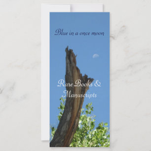 Bleu dans une boucle lune_signet