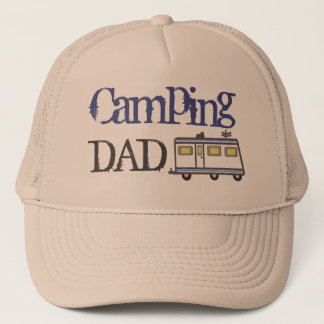 Bleu de casquette de camionneur de papa de camping