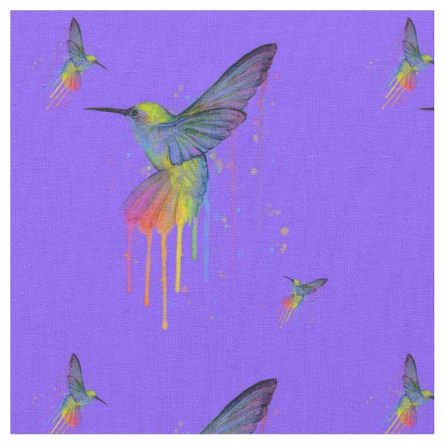 Bleu de colibris et tissu de Brights (Fermer)