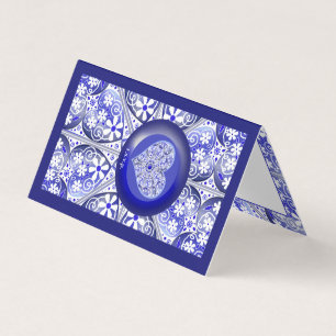 Bleu de dentelle en céramique de Grèce