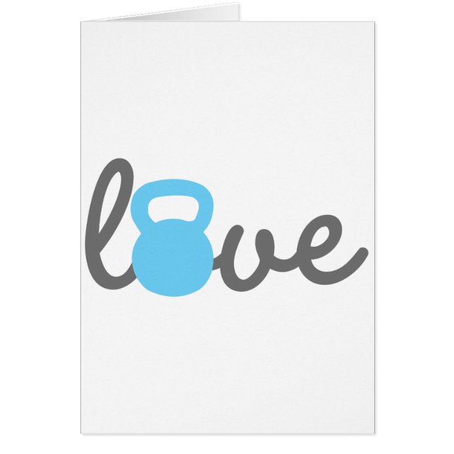 Bleu de Kettlebell d'amour (Devant)